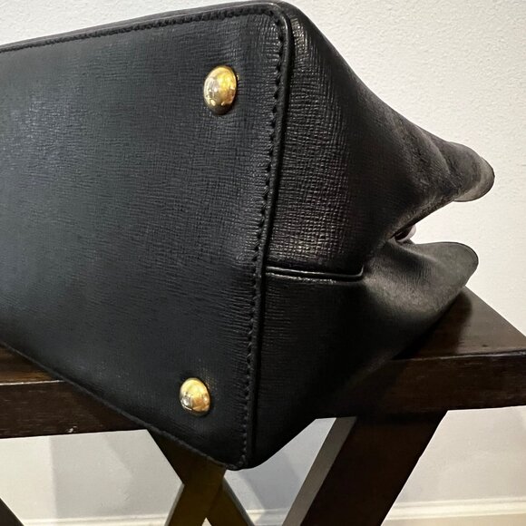 Fendi 2Jours Monster Tote in Black/Coral/Lilac/Taupe Leather - Picture 7 of 9